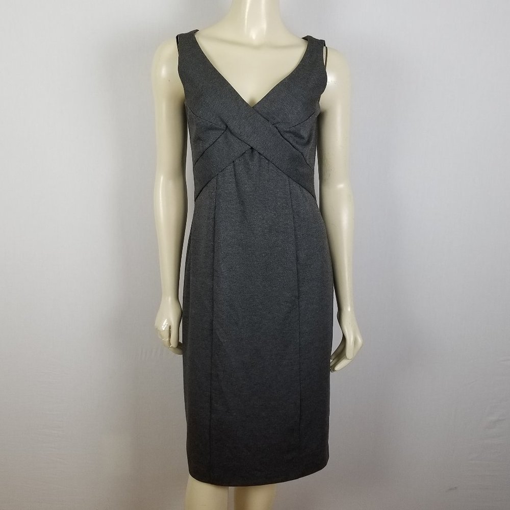 Amy Matto‎ New York sleeveless Empire waist gray dress sz 4
